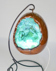 Huevo mineral con Luz Interior