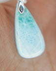 Collar larimar - calidad A