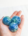 Fluorita azul - esfera