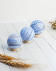 Ágata de Encaje Azul - Esfera cálida extra