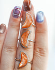 Anillo Luna con Piedra Sol – Brillo, Magnetismo y Poder