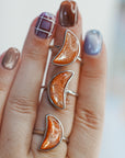 Anillo Luna con Piedra Sol – Brillo, Magnetismo y Poder