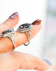 Anillo de Cuarzo Ahumado – Enraizamiento, Protección y Claridad