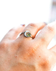 Anillo de Moldavita Luna – Transformación y Conexión