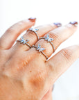 Anillo Mariposa con Aguamarina – Libertad y Calma