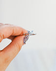 Anillo Mariposa con Aguamarina – Libertad y Calma