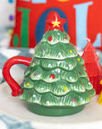 Taza navideña con forma de árbol de Navidad  · PREVENTA