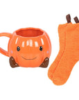Taza Calabaza Halloween + Calcetines
