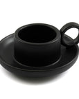 Portavelas de Gres Negro