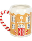 Taza navideña casita de jengibre · PREVENTA