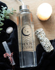 Botella de vidrio agua de luna