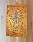 The Sun - Atrapasoles de tarot de madera