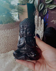 Buda de Obsidiana Natural