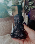 Buda de Obsidiana Natural