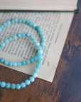 Pulsera elástica de amazonita - GreenWitchArt