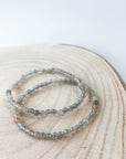 Pulsera elástica de Labradorita - GreenWitchArt
