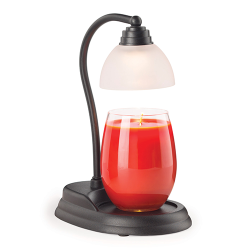 Lámpara para velas perfumadas negro