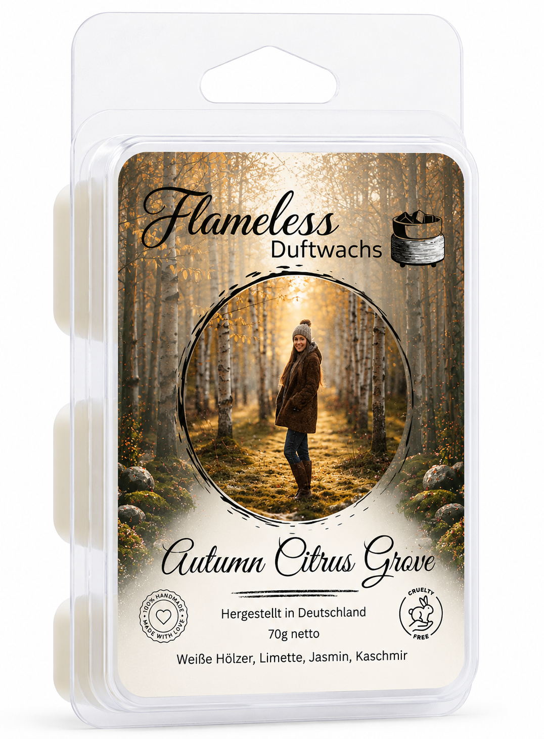 Cera aromática Arboleda Cítrica de Otoño · 70 g