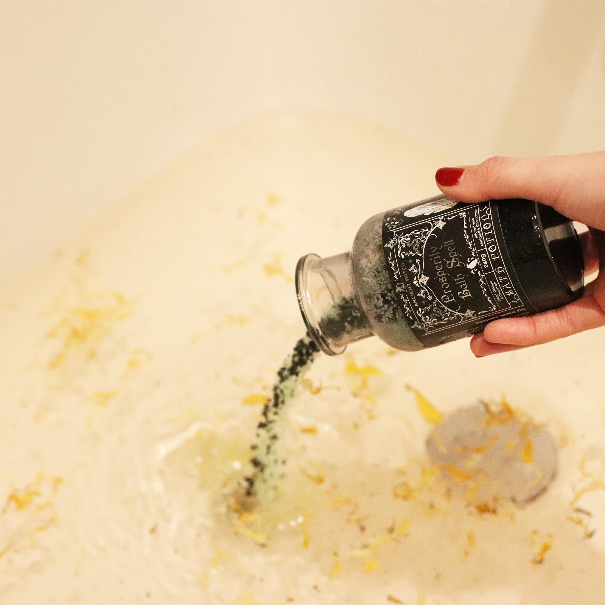 Sales de baño rituales para la abundancia