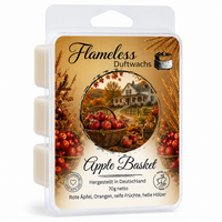 Canasta de manzanas cera aromática