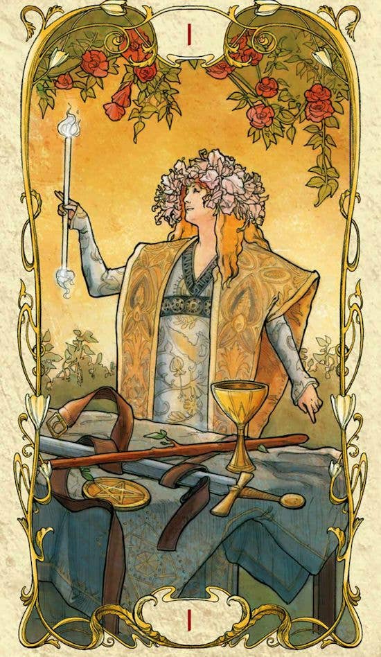 Muchas cartas del Tarot Multilingüe - (en español)