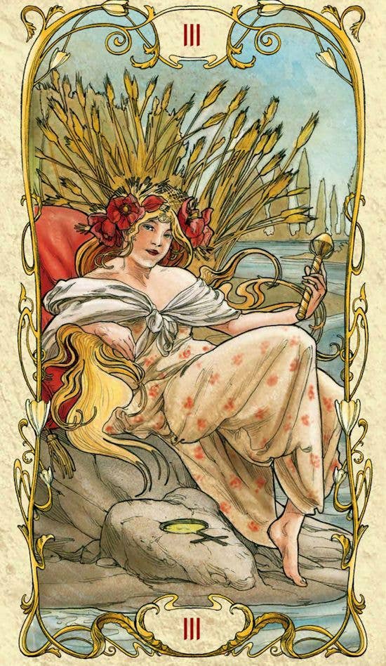 Muchas cartas del Tarot Multilingüe - (en español)