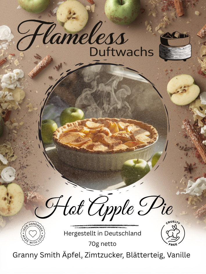 Cera aromática Tarta de Manzana Caliente · 70 g