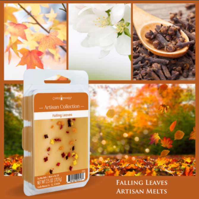 Cera aromática Artisan Falling Leaves de 70 g