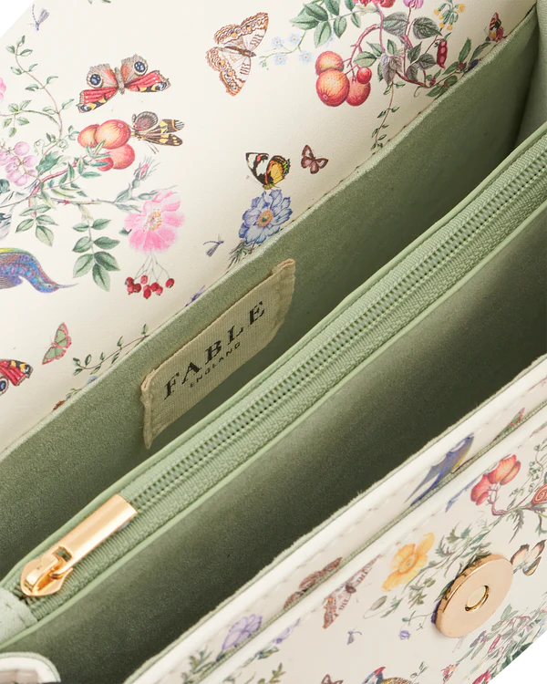 Bolso de hombro Alice Garden marfil