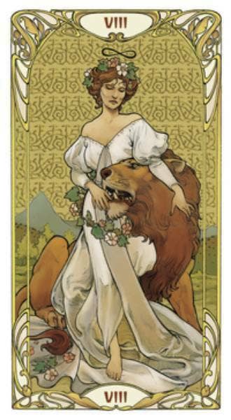 Cartas de tarot Golden Art Nouveau