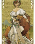 Cartas de tarot Golden Art Nouveau