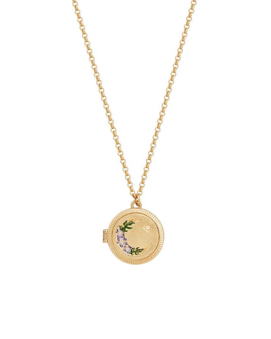 Collar Medallón Luna