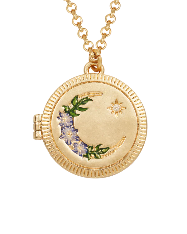 Collar Medallón Luna