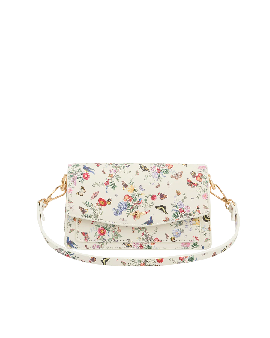 Bolso de hombro Alice Garden marfil