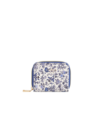 Cartera monedero pequeña Agnes Ditsy azul