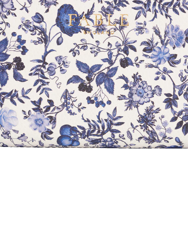 Cartera monedero pequeña Agnes Ditsy azul