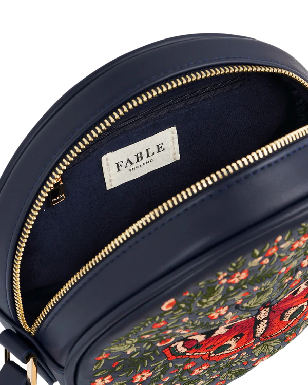 Bolso redondo mariposa Admiral