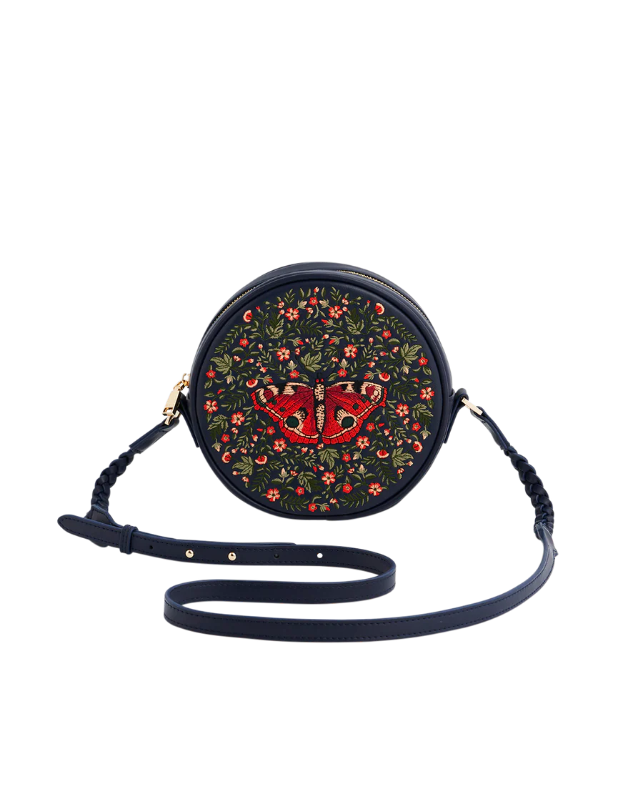 Bolso redondo mariposa Admiral