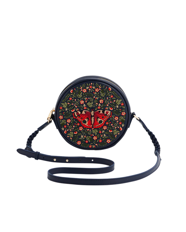 Bolso redondo mariposa Admiral