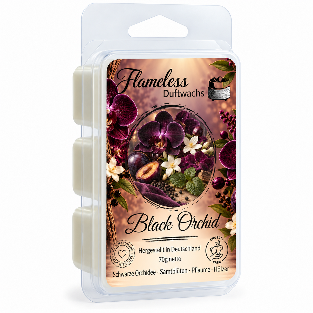 Cera aromática Orquídea Negra · 70 g