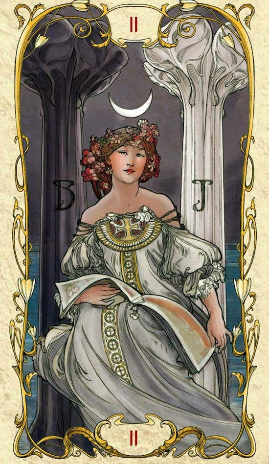 Muchas cartas del Tarot Multilingüe - (en español)