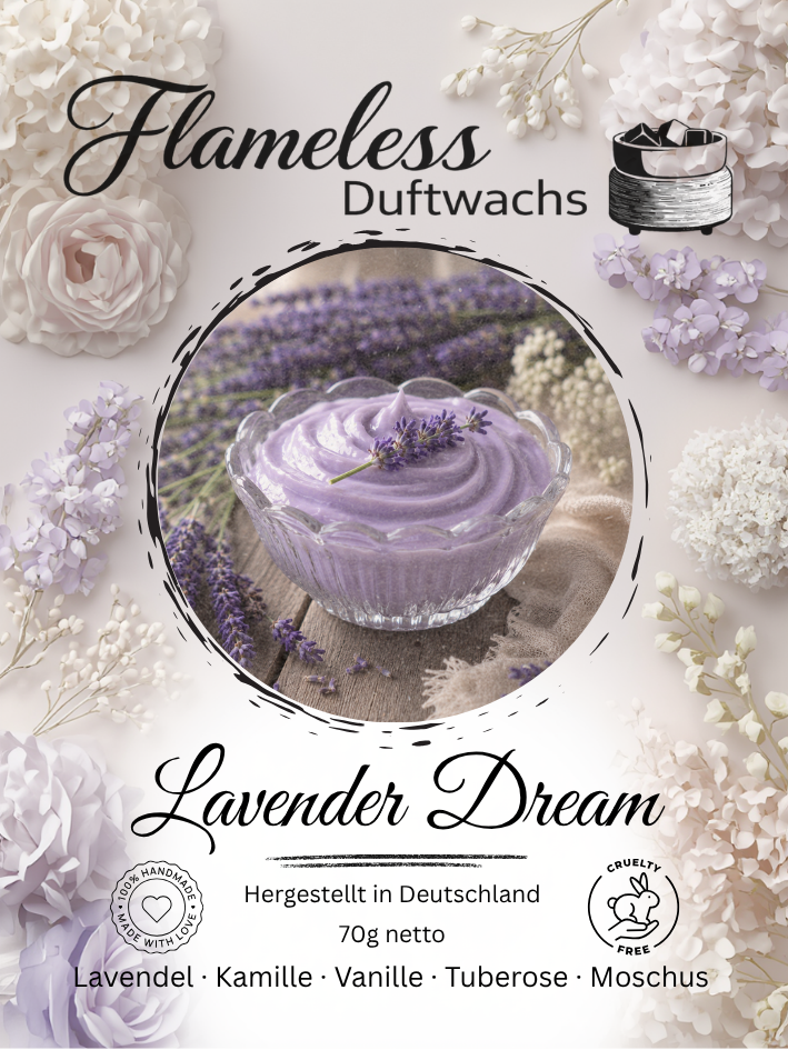 Sueño de lavanda cera aromática