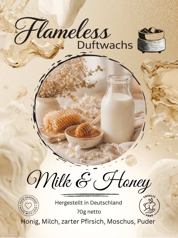 Leche y miel cera aromática