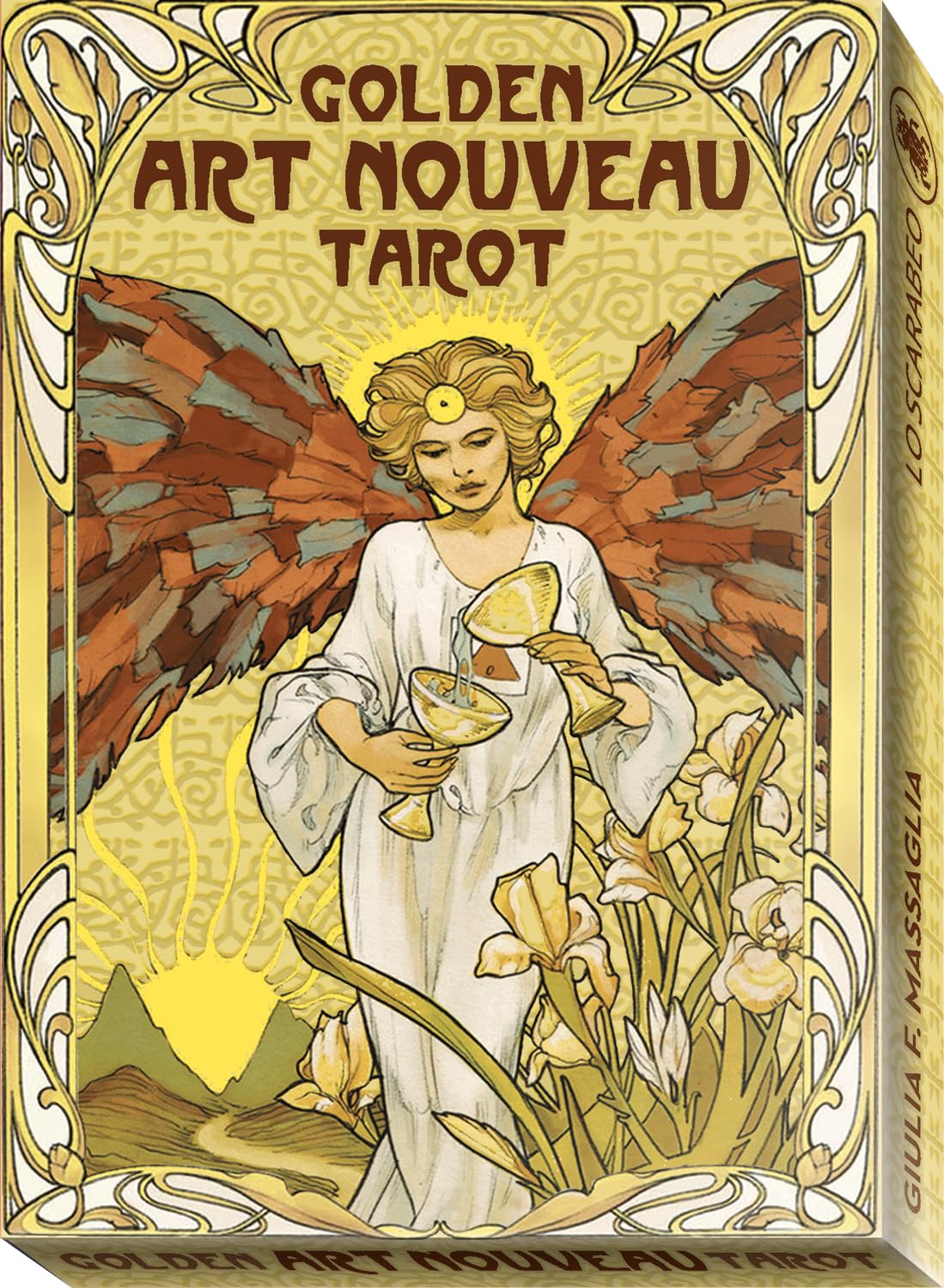 Golden Art Nouvea Tarot 22 Arcanos.