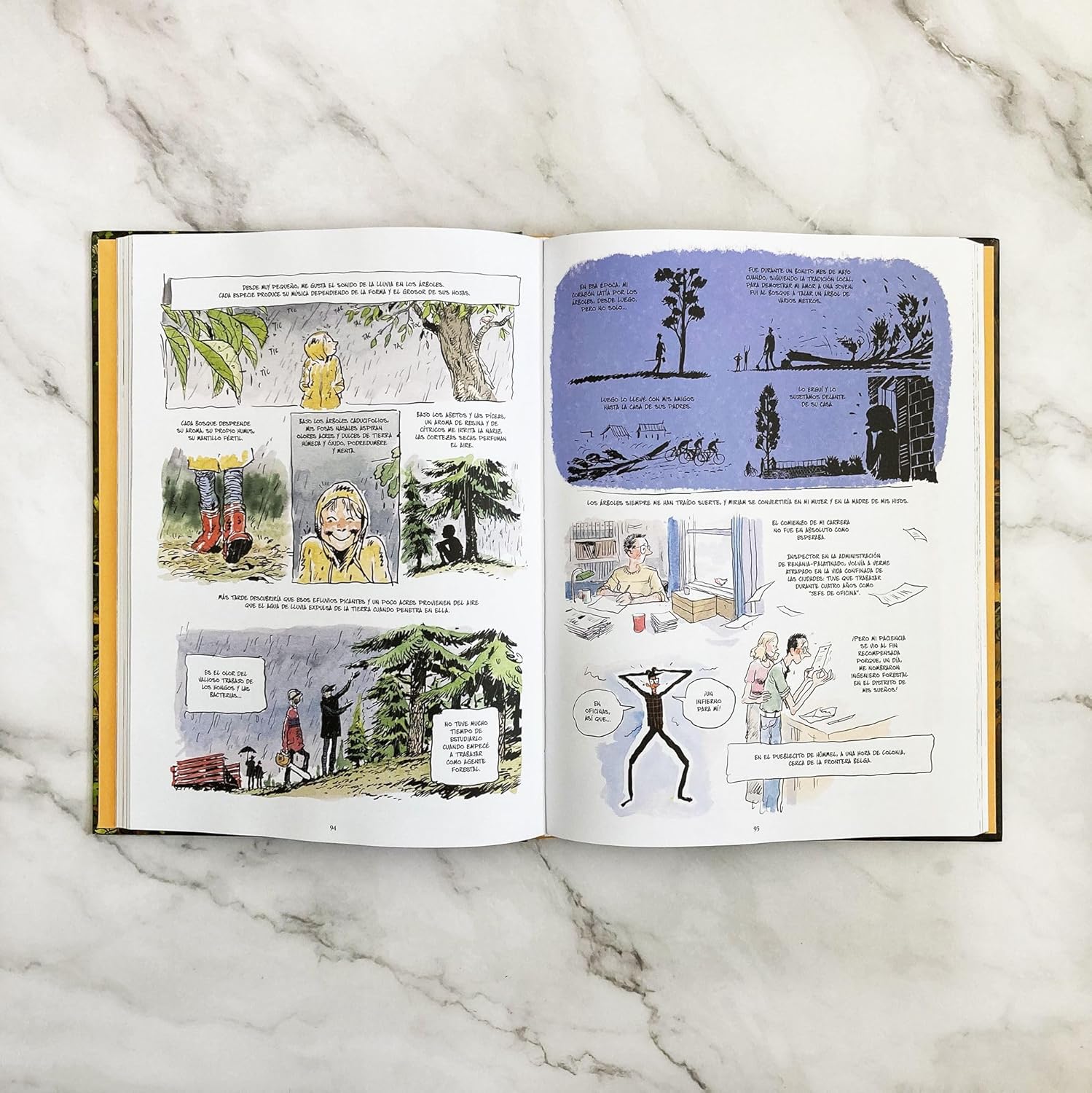 Vida Secreta de los árboles - novela gráfica