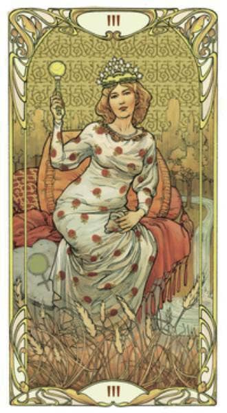 Cartas de tarot Golden Art Nouveau