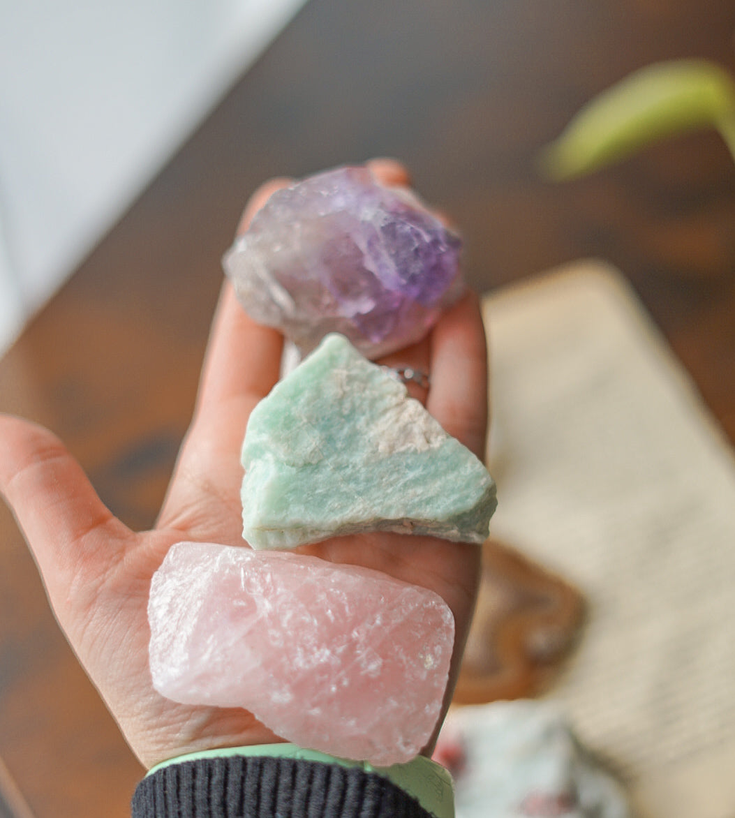 Pack minerales semipulidos - amor