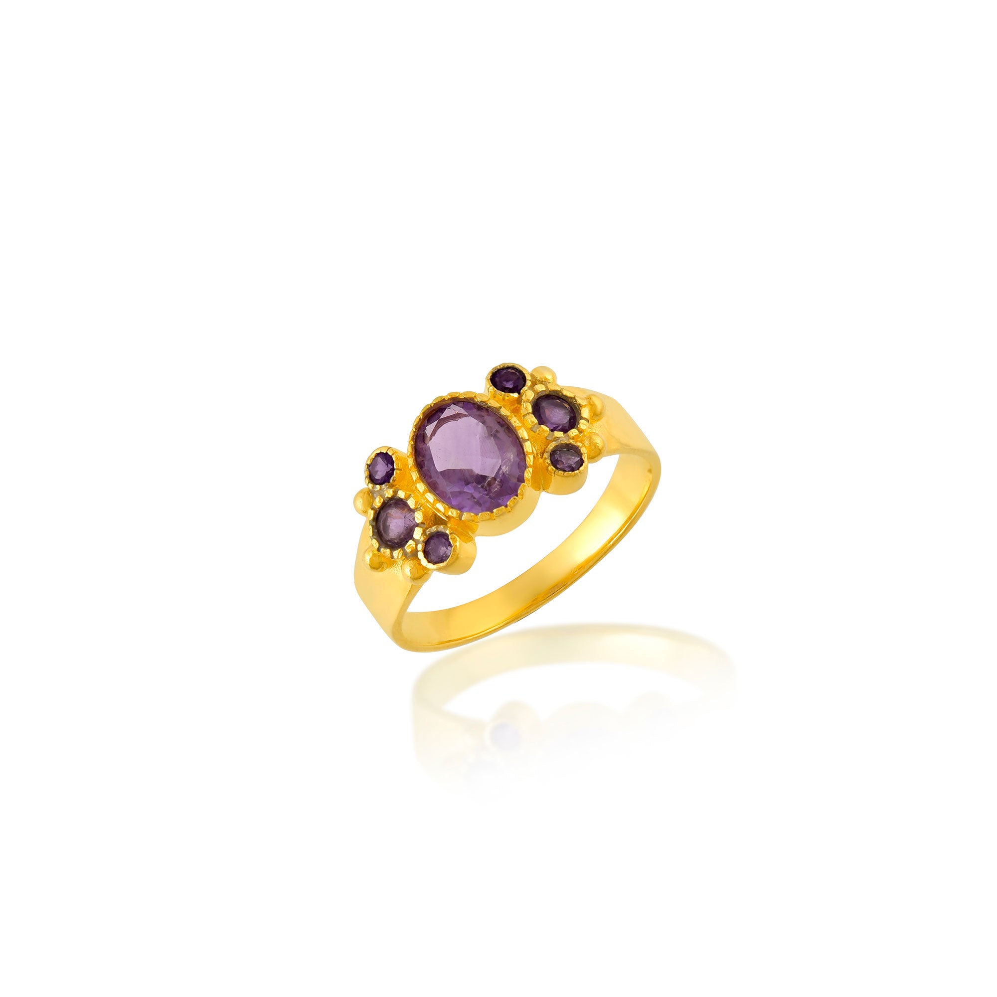 Anillo amatista