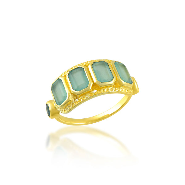 Anillo calcedonia