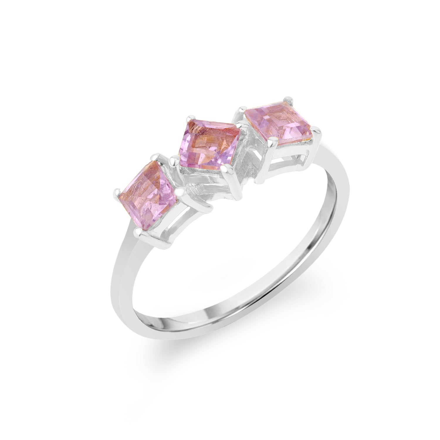 Anillo amatista - plata